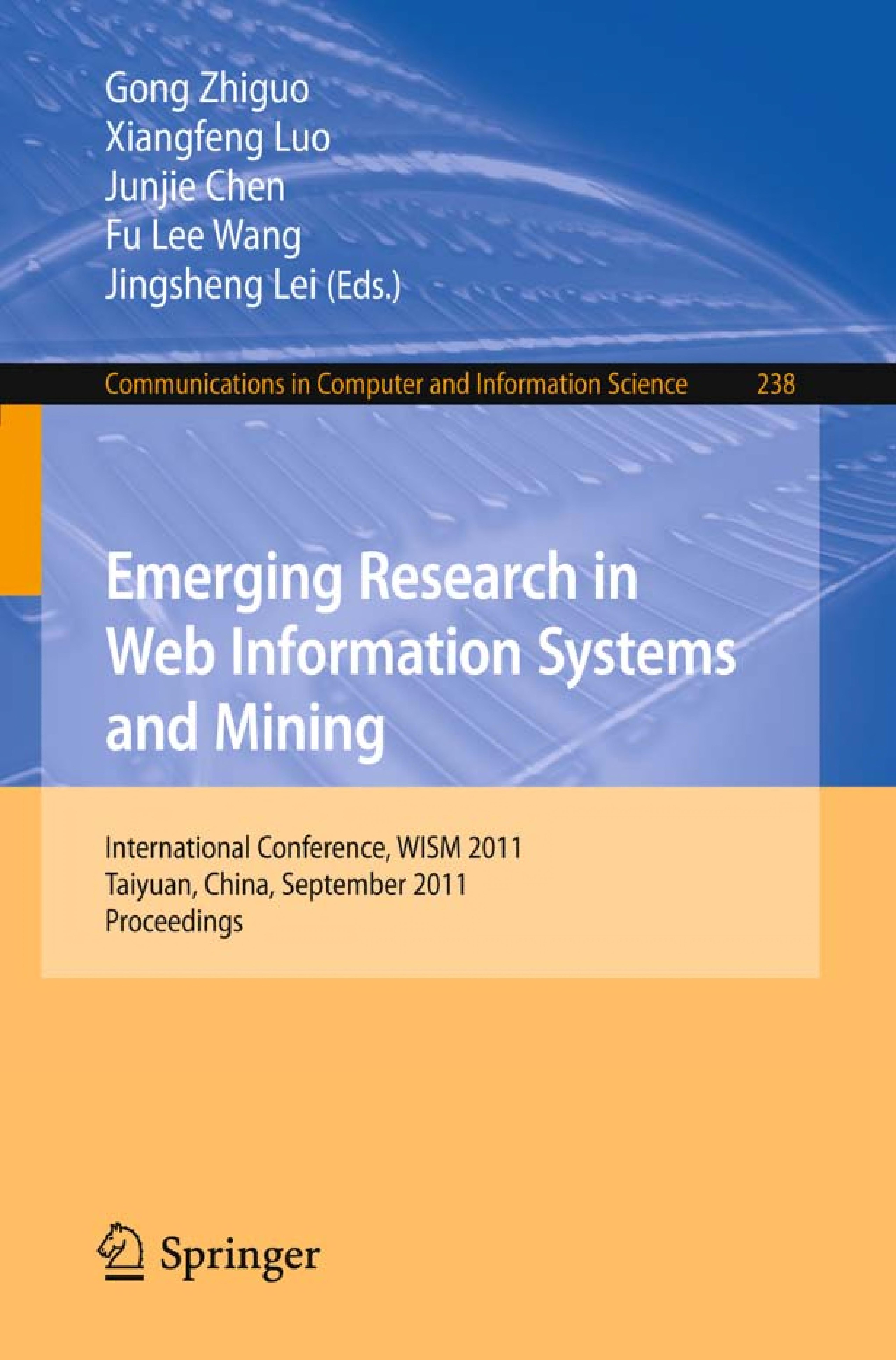 Emerging research in Web information systems and mining