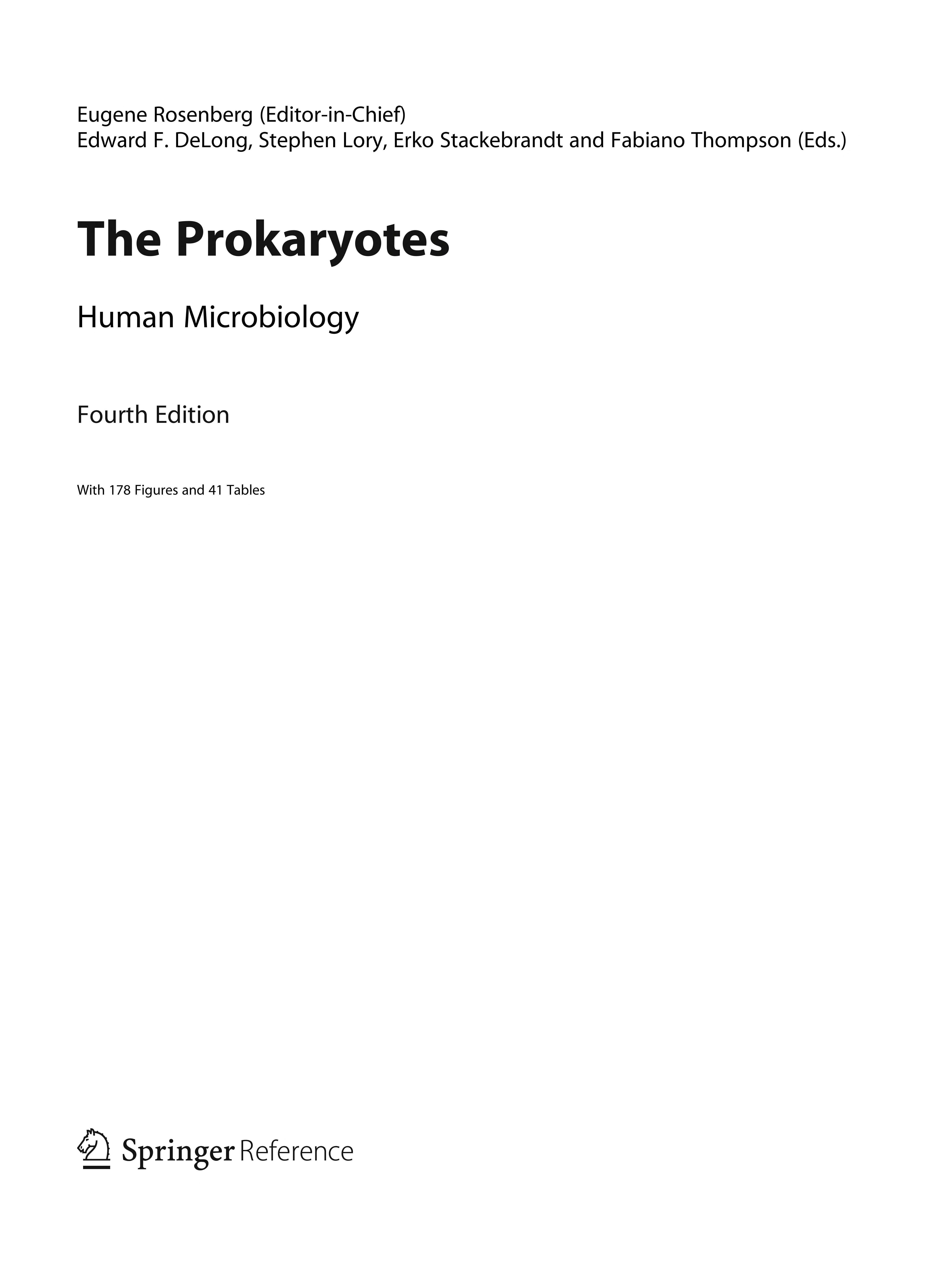 The Prokaryotes