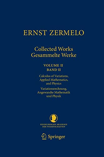 Ernst Zermelo Collected Works Gesammelte Werke II