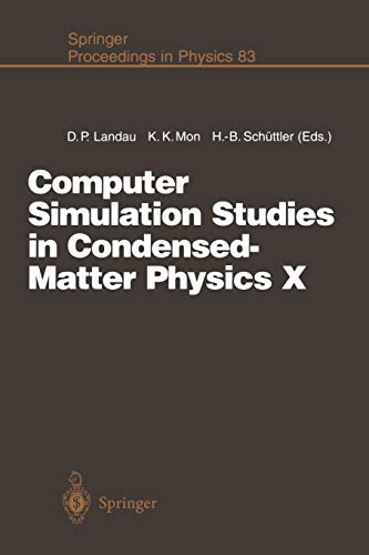 Computer Simulation Studies in Condensed Matter Physics X