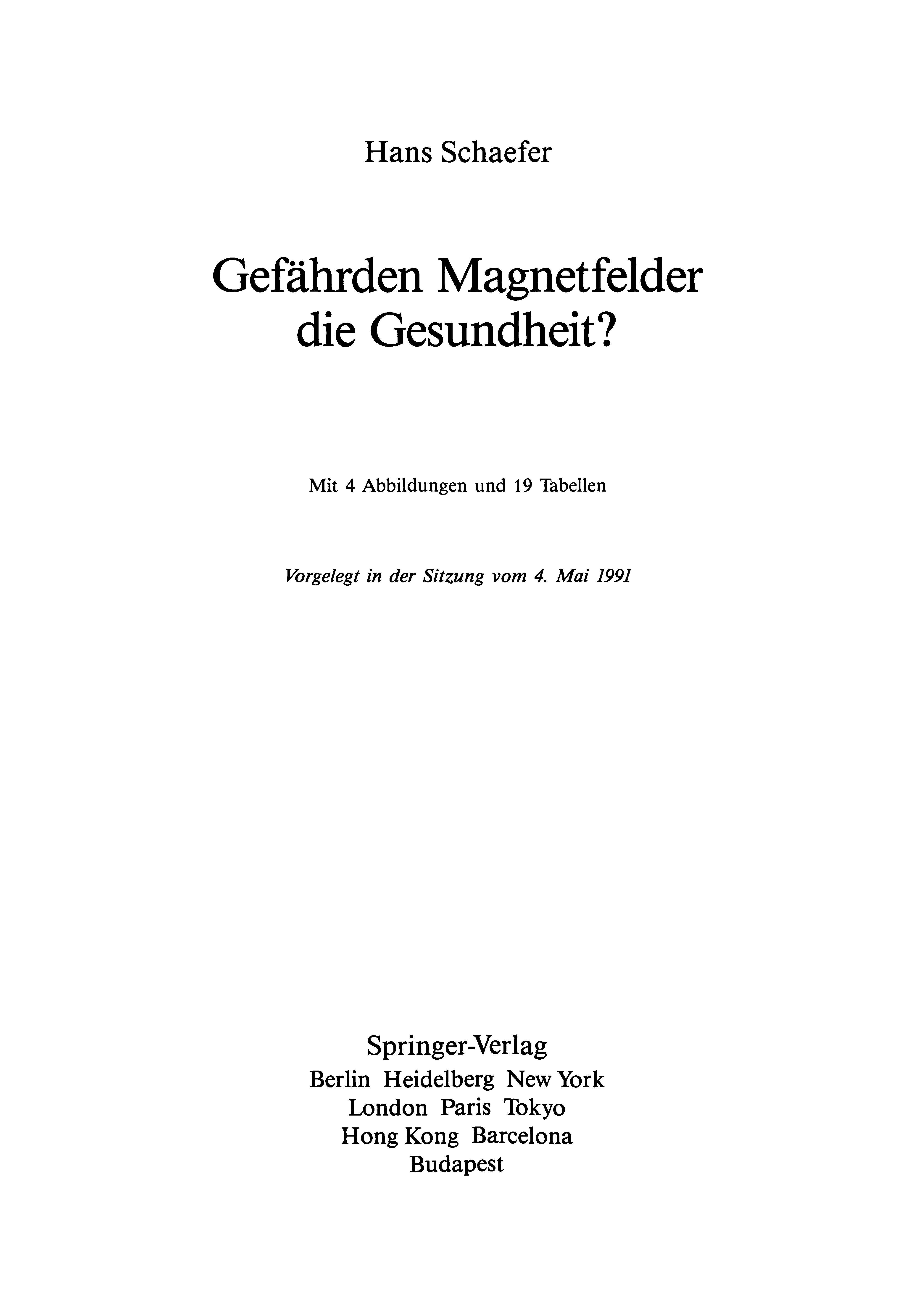 Gefährden Magnetfelder Die Gesundheit?
