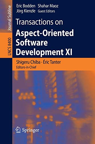 Transactions on aspect-oriented software development XI