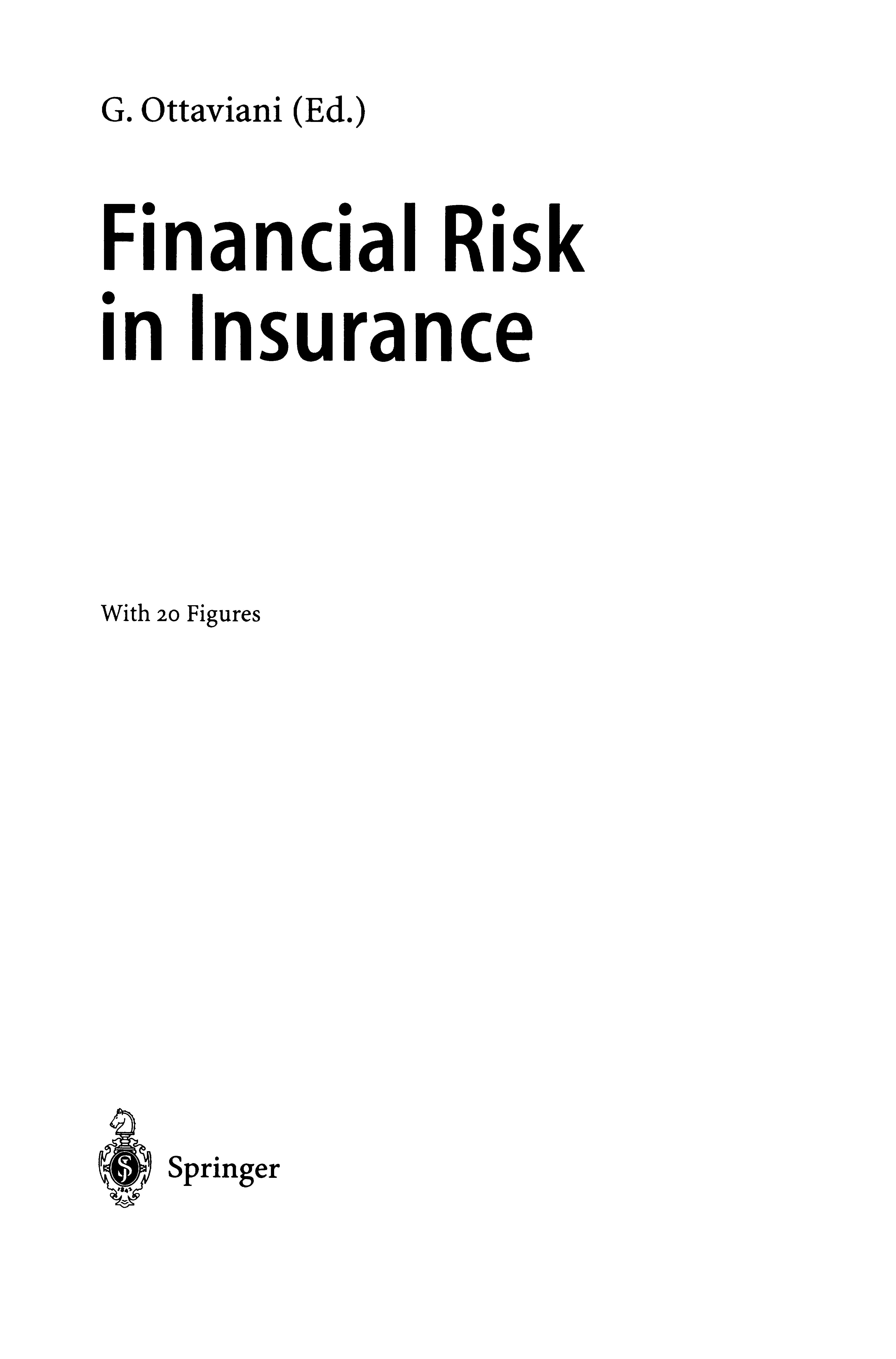 Financial Risk In Insurance