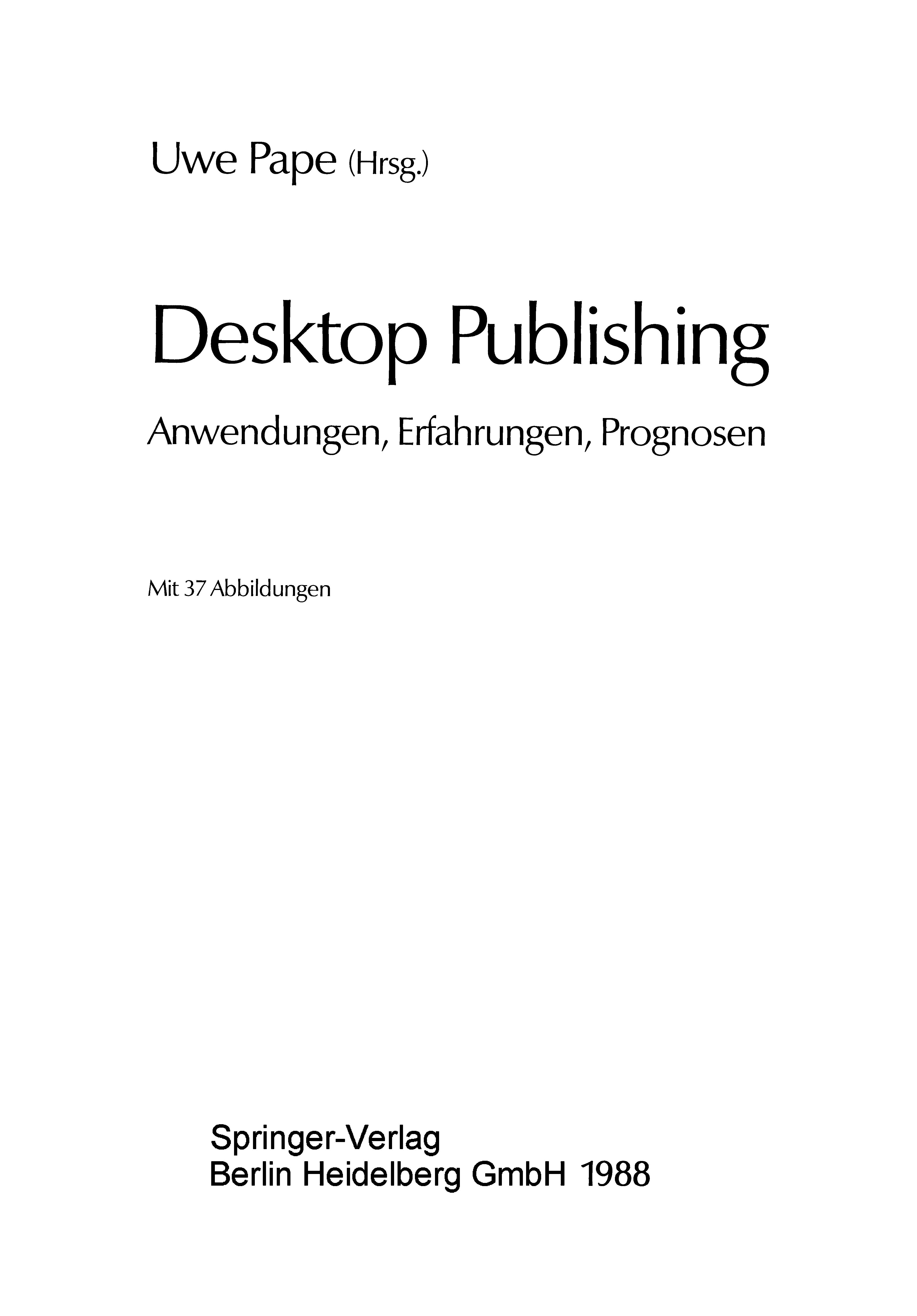 Desktop Publishing