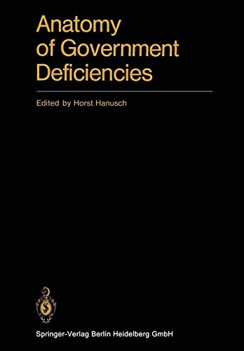 Anatomy Of Government Deficiencies