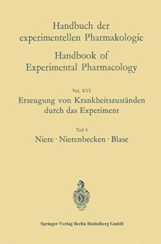 Erzeugung von Krankheitszuständen Durch Das Experiment