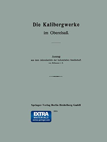 Die Kalibergwerke Im Oberelsa?