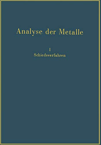 Analyse Der Metalle