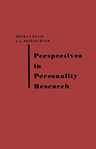 Perspectives In Personality Research