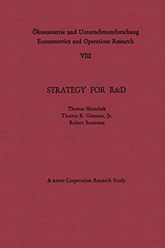 Strategy For Randd: Studies In The Microeconomics Of Development