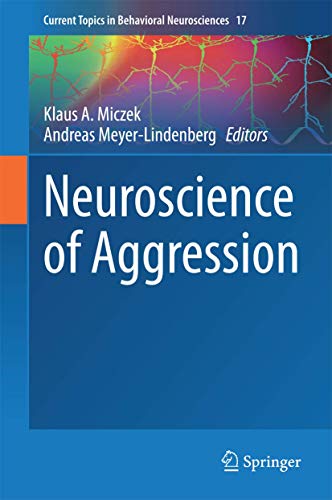 Neuroscience Of Aggression (Current Topics In Behavioral Neurosciences (17))