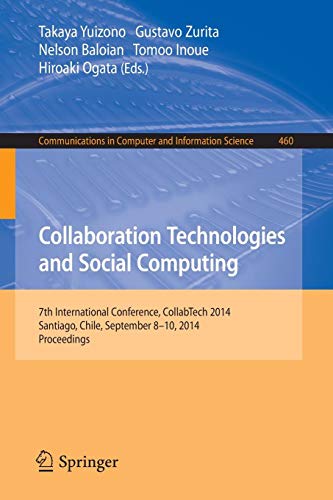 Collaboration Technologies and Social Computing