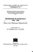 Osterreich im Europarat 1956-1986