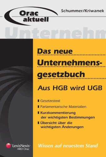 Neue Unternehmensgesetzbuch