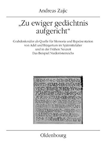 Zu ewiger gedachtnis aufgericht