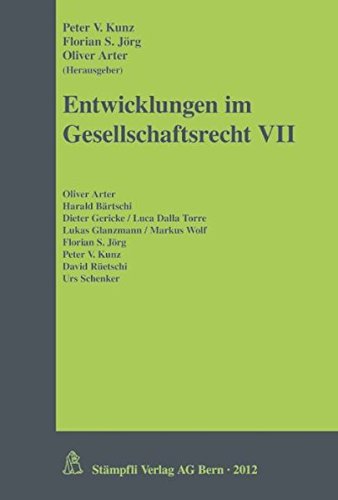 Entwicklungen im Gesellschaftsrecht