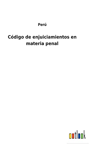 Código de Enjuiciamientos En Materia Penal