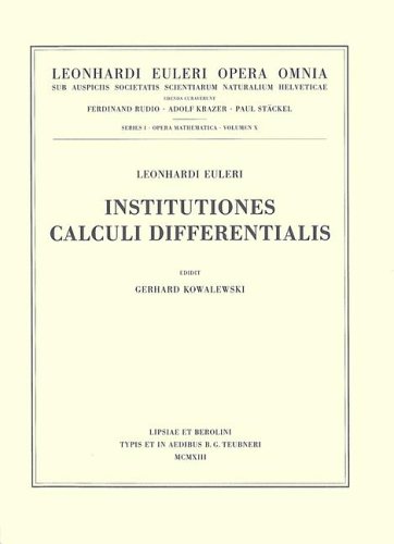 Introductio In Analysin Infinitorum 2nd Part (Leonhard Euler, Opera Omnia) (Vol 9) (Latin Edition)