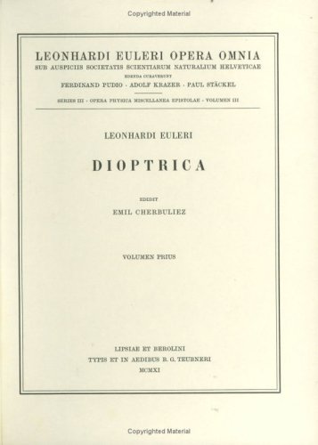 Dioptrica 1st Part