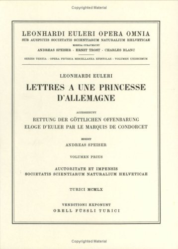 Lettres A Une Princesse D'Allemagne 1st Part