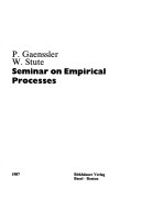 Seminar on Empirical Processes