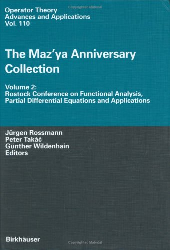 The Maz'Ya Anniversary Collection Two Volume Set