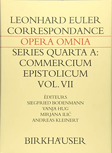 Correspondance de Leonhard Euler Avec L. Bertrand, Ch. Bonnet, J. Castillon, G. Cramer