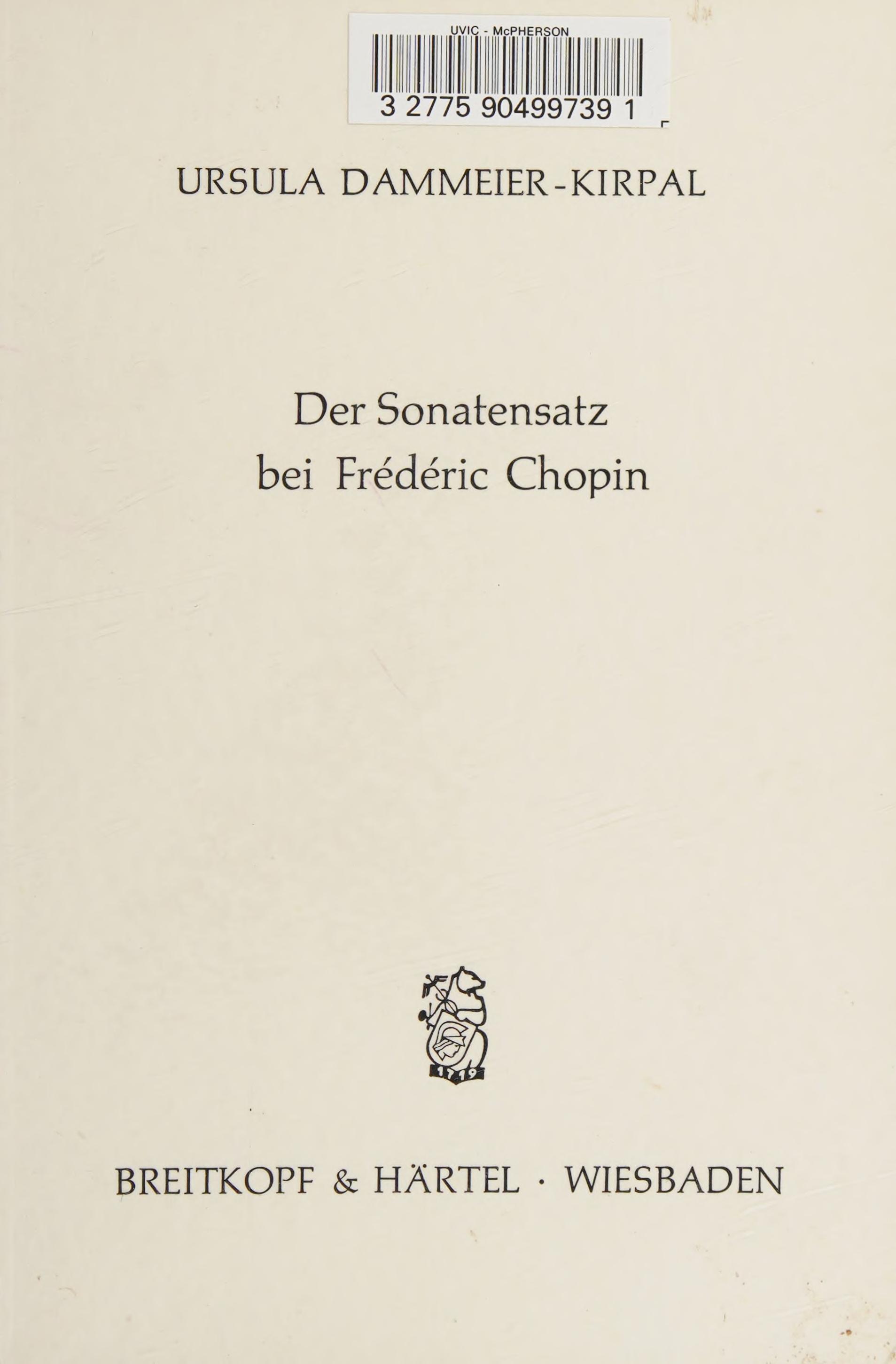 Sonatensatz Bei Frédéric Chopin.