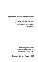 Frankreich In Europa: Ein Deutsch-Französischer Rundblick
