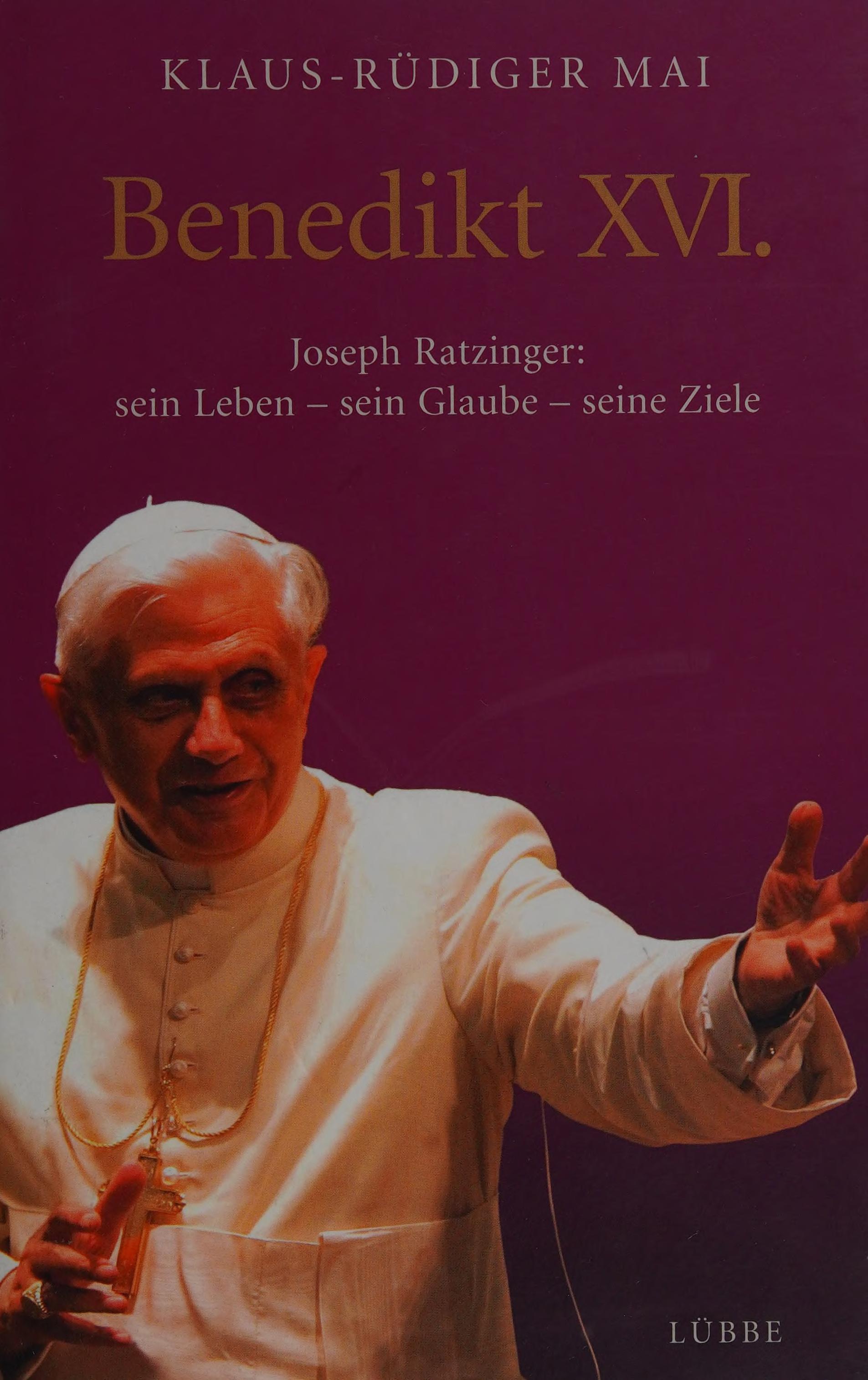Benedikt Xvi. Joseph Ratzinger