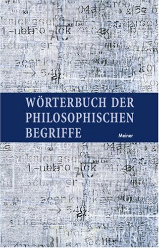 Wörterbuch Der Philosophischen Begriffe