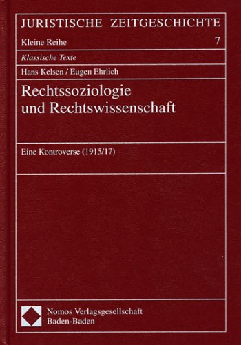 Rechtssoziologie Und Rechtswissenschaft