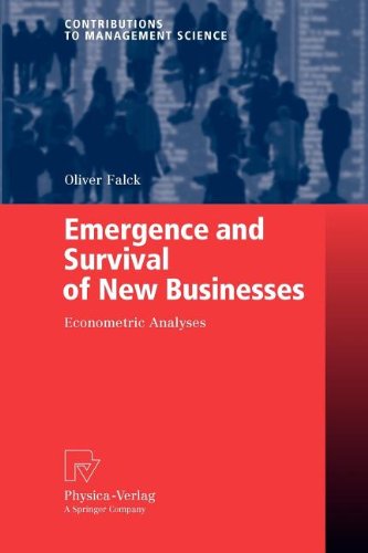 Emergence and Survival of New Businesses