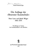 Die Anfänge Der Beuroner Kunstschule