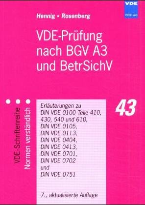 VDE Prufung nach BGV A2 VBG 4 .