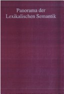 Panorama der lexikalischen Semantik