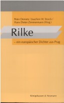 Rilke, Ein Europäischer Dichter Aus Prag