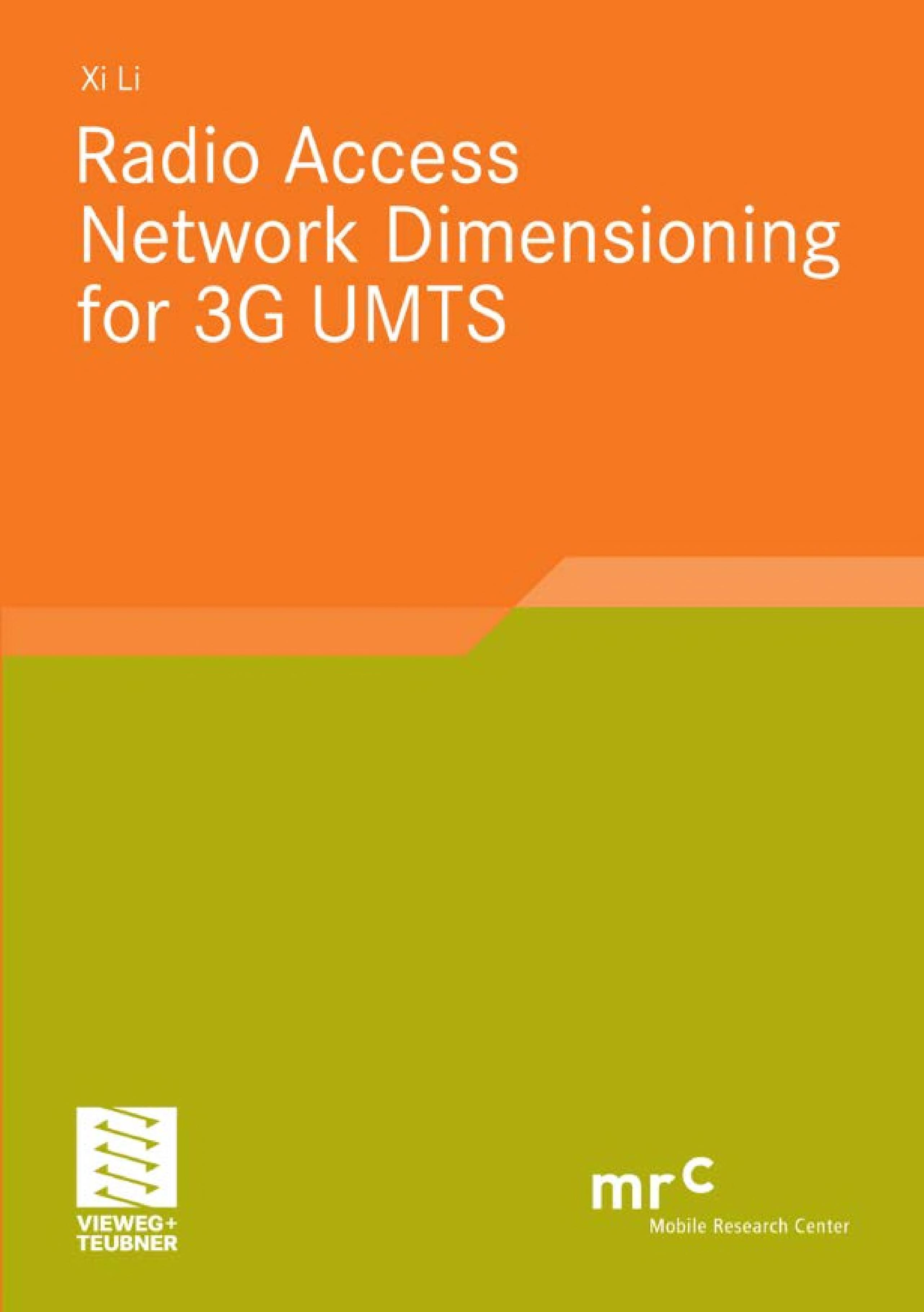 Radio Access Network Dimensioning for 3g Umts