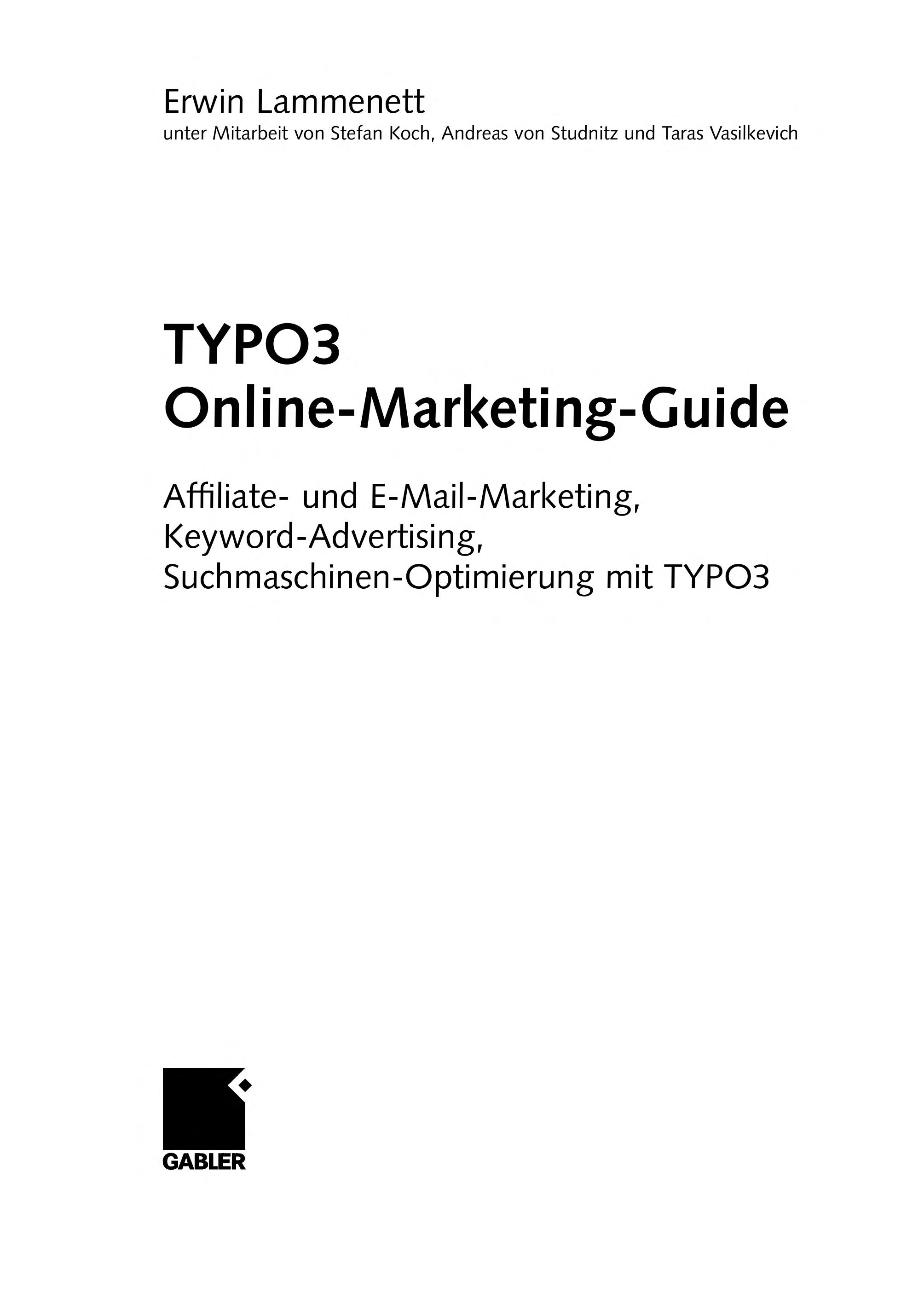 TYPO3 Online-Marketing-Guide