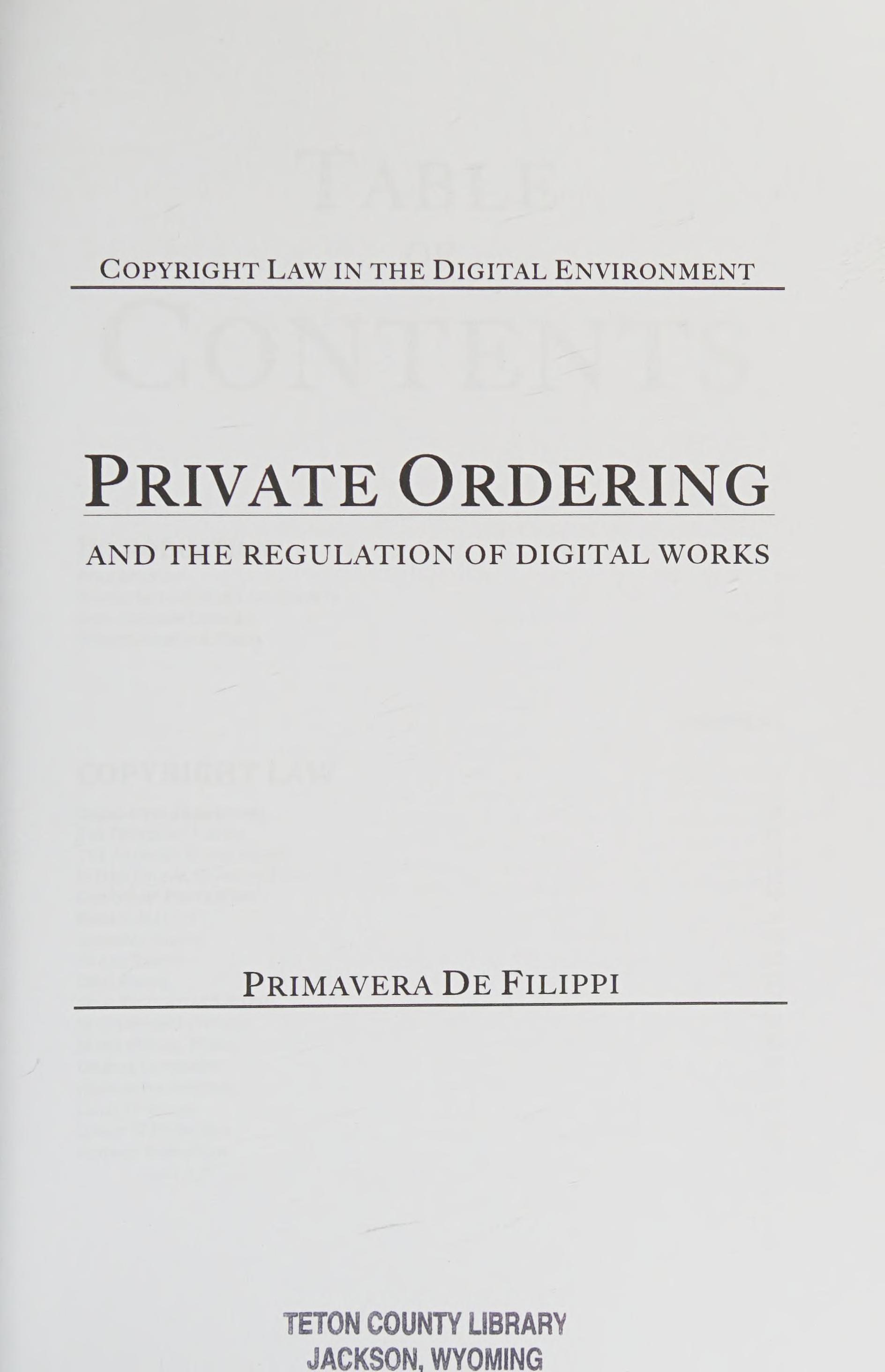 Copyright law in the digital environment