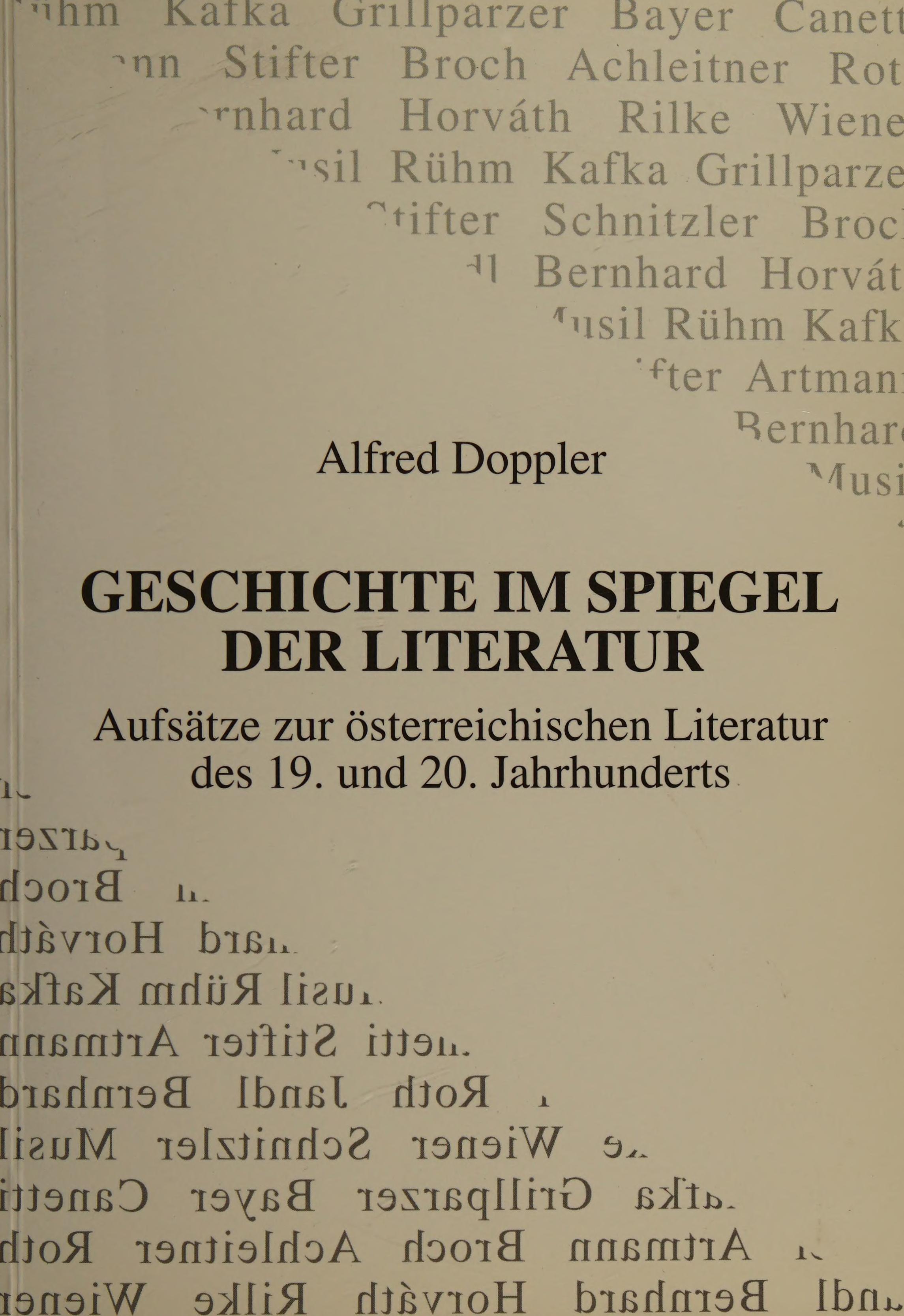 Geschichte Im Spiegel Der Literatur