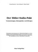 Der Hitler-Stalin-Pakt: Voraussetzungen, Hintergründe, Auswirkungen : Dokumentation Eines Symposiums Der Volkshochschule Brigittenau In Zusammenarbeit Mit Dem Ludwig Boltzmann Institut Für Die Geschichte Der Arbeiterbewegung, Dem Institut Für Politische Bildung, Dem Institut Für Zeitgeschichte Der Universität Wien Und Dem Verband Wiener Volksbildung