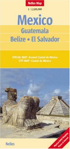 Map-Mexico/Belize/Guatemala/El