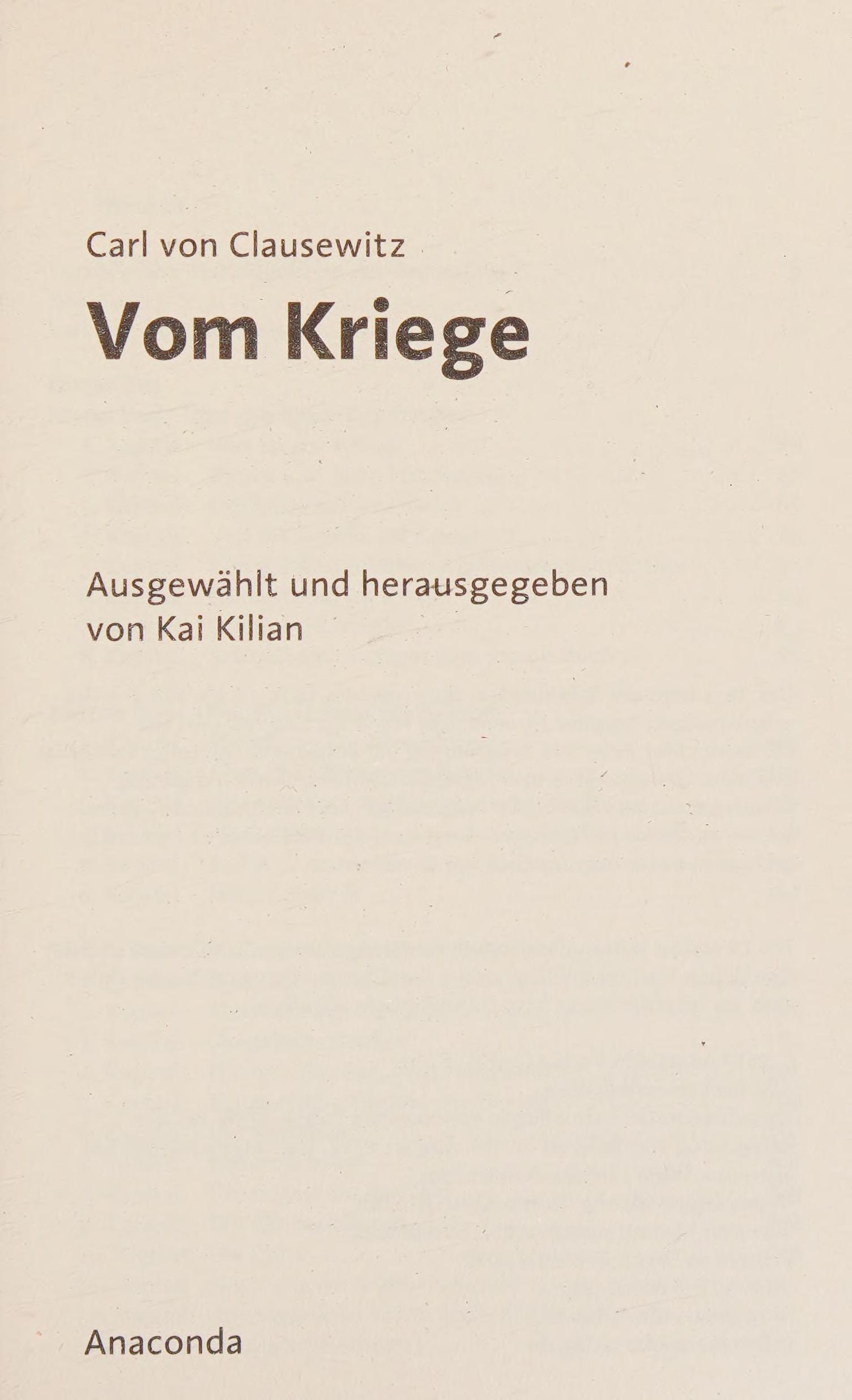 Vom Kriege