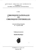 Chroniques Nationales Et Chroniques Universelles