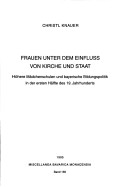 Frauen unter dem Einfluss von Kirche und Staat
