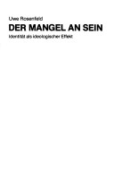 Der Mangel an Sein