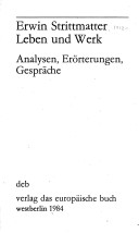 Erwin Strittmatter, Leben Und Werk
