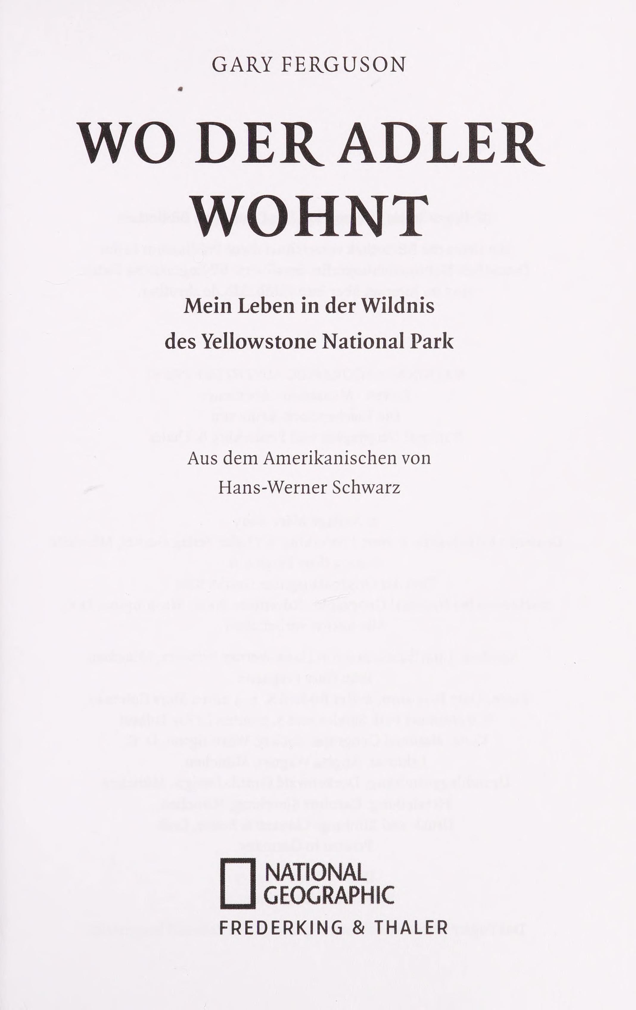 Wo der Adler wohnt