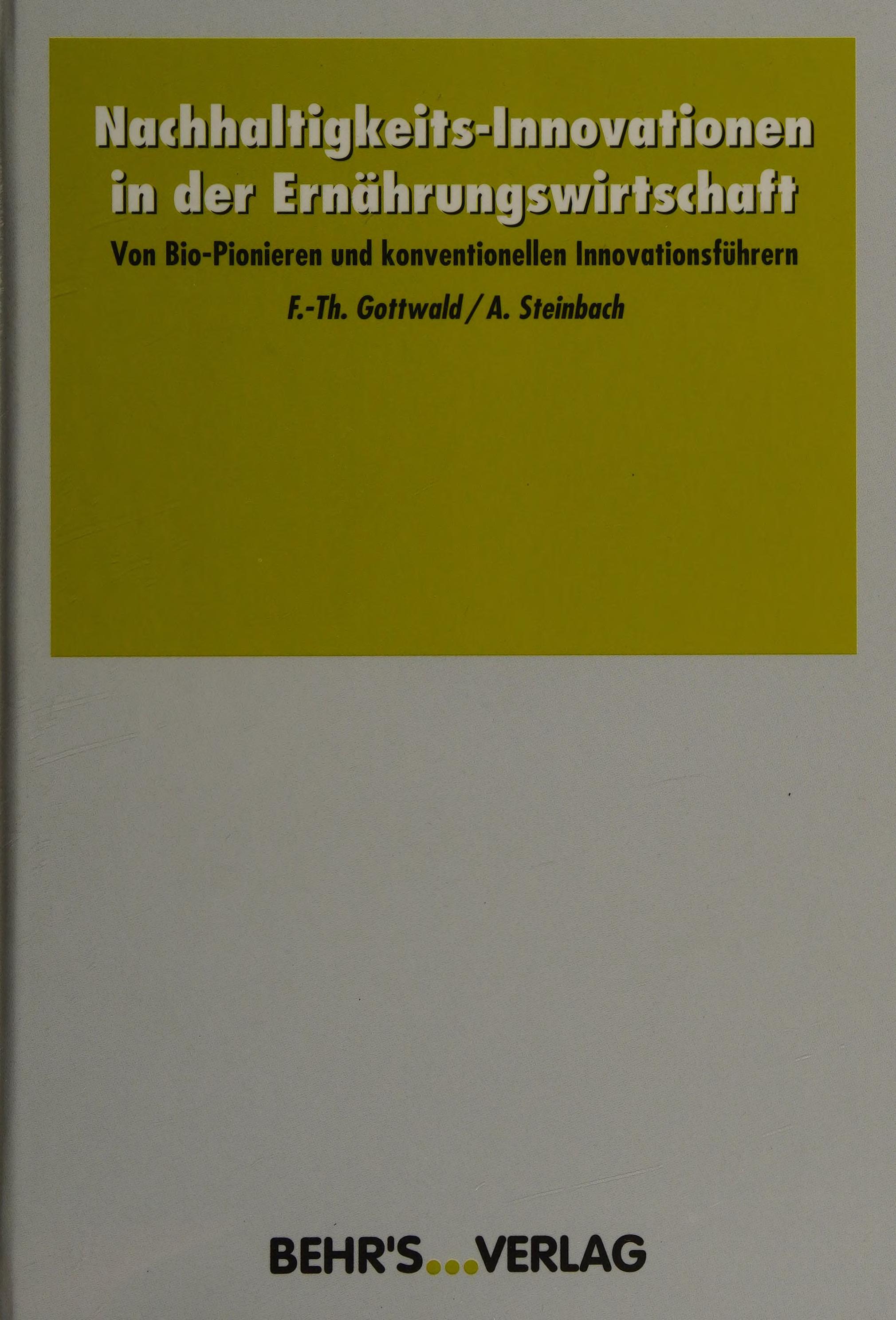 Nachhaltigkeits Innovationen in der Ernahrungswirtschaft
